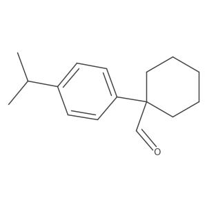 1-(4-Isopropylphenyl)cyclohexanecarbaldehyde Structure