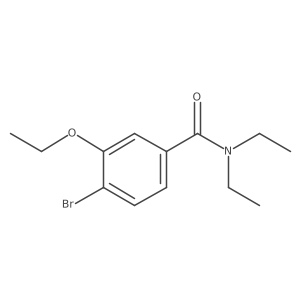 4-bromo-3-ethoxy-N,N-diethylbenzamide Structure