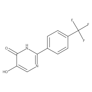 5-hydroxy-2-(4-trifluoromethyl-phenyl)-3H-pyrimidin-4-one Structure