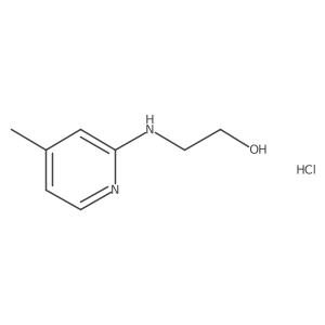 2-[(4-Methylpyridin-2-yl)amino]ethan-1-ol hydrochloride Structure