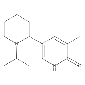 5-(1-Isopropylpiperidin-2-yl)-3-methylpyridin-2(1H)-one结构式