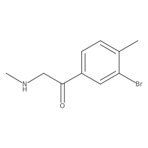 1-(3-Bromo-4-methylphenyl)-2-(methylamino)ethan-1-one Structure