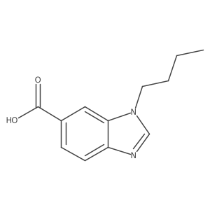 1-butyl-1H-1,3-benzodiazole-6-carboxylic acid Structure