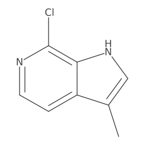 7-chloro-3-methyl-1H-pyrrolo[2,3-c]pyridine Structure