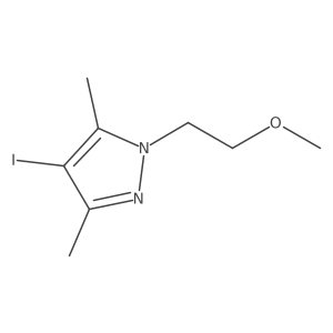 4-iodo-1-(2-methoxyethyl)-3,5-dimethyl-1H-pyrazole Structure