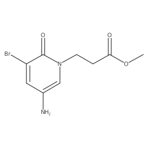 Methyl 3-(5-amino-3-bromo-2-oxo-1,2-dihydropyridin-1-yl)propanoate Structure
