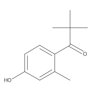 1-(4-Hydroxy-2-methylphenyl)-2,2-dimethylpropan-1-one结构式