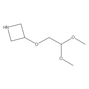 3-(2,2-Dimethoxyethoxy)azetidine结构式