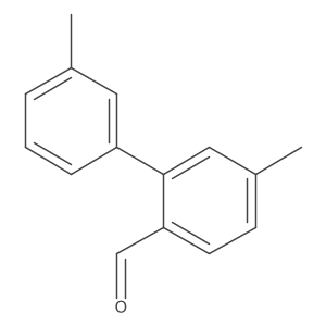 3',5-Dimethyl-[1,1'-biphenyl]-2-carbaldehyde Structure