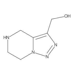 4,5,6,7-Tetrahydro[1,2,3]triazolo[1,5-a]pyrazin-3-ylmethanol结构式