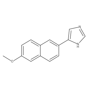 4-(6-methoxynaphthalen-2-yl)-1H-imidazole结构式