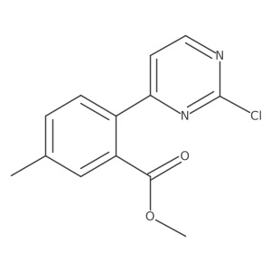 Methyl 2-(2-chloropyrimidin-4-yl)-5-methylbenzoate Structure