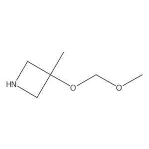 3-(Methoxymethoxy)-3-methylazetidine结构式