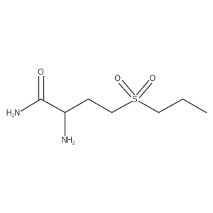 2-Amino-4-(propane-1-sulfonyl)butanamide结构式