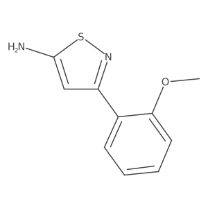 3-(2-Methoxyphenyl)-5-isothiazolamine结构式