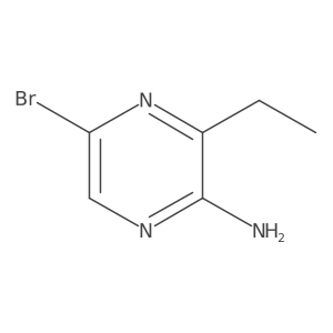 5-Bromo-3-ethylpyrazin-2-amine Structure