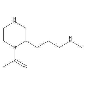 Ethanone, 1-[2-[3-(methylamino)propyl]-1-piperazinyl]- Structure