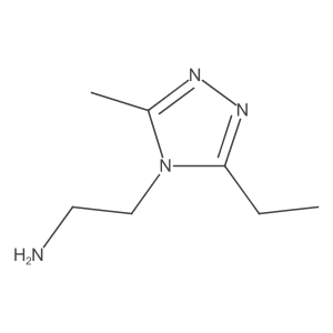 2-(3-ethyl-5-methyl-4H-1,2,4-triazol-4-yl)ethan-1-amine Structure