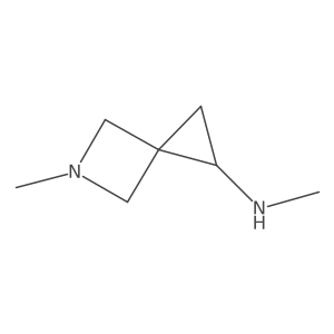 N,5-dimethyl-5-azaspiro[2.3]hexan-1-amine结构式