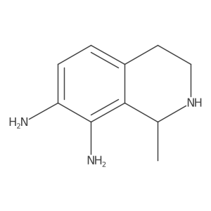 7,8-Isoquinolinediamine, 1,2,3,4-tetrahydro-1-methyl- Structure