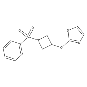 2-((1-(Phenylsulfonyl)azetidin-3-yl)oxy)thiazole Structure