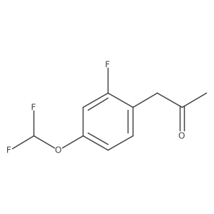 1-(4-(Difluoromethoxy)-2-fluorophenyl)propan-2-one Structure