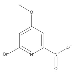 2-Bromo-4-methoxy-6-nitropyridine Structure