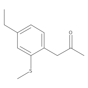 1-(4-Ethyl-2-(methylthio)phenyl)propan-2-one结构式