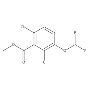 Methyl 2,6-dichloro-3-(difluoromethoxy)benzoate结构式