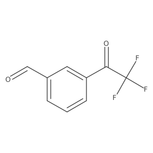 3-(2,2,2-Trifluoroacetyl)-benzaldehyde结构式