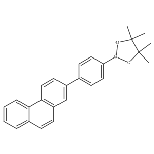 (4,4,5,5-Tetramethyl-2-(4-(phenanthren-2-yl)phenyl)-1,3,2-dioxaborolane Structure