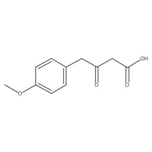 3-Oxo-4-(4-methoxyphenyl)butanoic acid Structure