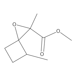 Methyl 2,4-dimethyl-1-oxaspiro[2.3]hexane-2-carboxylate结构式
