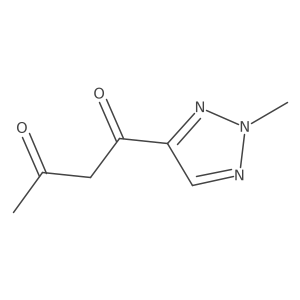 1-(2-Methyl-2H-1,2,3-triazol-4-yl)butane-1,3-dione Structure
