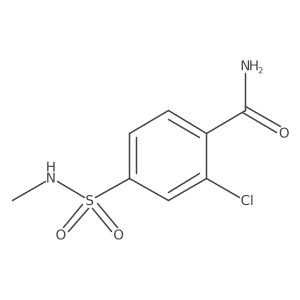 2-Chloro-4-(methylsulfamoyl)benzamide Structure