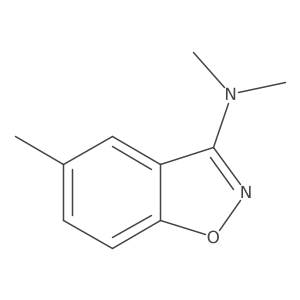 N,N,5-Trimethylbenzo[d]isoxazol-3-amine Structure