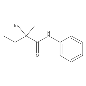 2-Bromo-2-methyl-N-phenylbutanamide结构式
