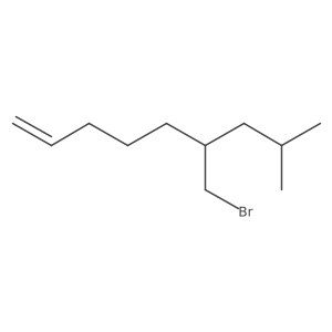 6-(Bromomethyl)-8-methylnon-1-ene结构式