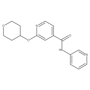 N-(pyridin-3-yl)-2-((tetrahydro-2H-pyran-4-yl)oxy)isonicotinamide Structure