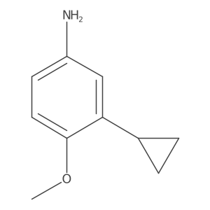 3-Cyclopropyl-4-methoxyaniline Structure