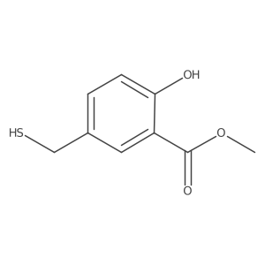 Methyl 2-hydroxy-5-(sulfanylmethyl)benzoate Structure