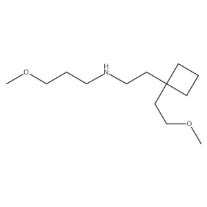 {2-[1-(2-Methoxyethyl)cyclobutyl]ethyl}(3-methoxypropyl)amine Structure