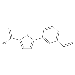 5-(6-Formylpyridin-2-yl)furan-2-carboxylic acid Structure