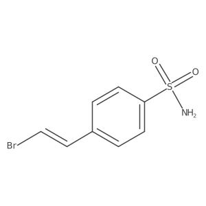 4-(2-Bromoethenyl)benzene-1-sulfonamide结构式