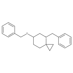 4-Benzyl-6-(benzyloxy)-4-azaspiro[2.5]octane结构式