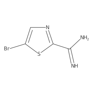 5-Bromo-1,3-thiazole-2-carboximidamide Structure