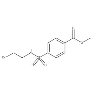 Methyl 4-{[(2-bromoethyl)amino]sulfonyl}benzoate结构式