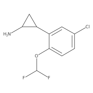 rac-(1R,2S)-2-[5-chloro-2-(difluoromethoxy)phenyl]cyclopropan-1-amine Structure