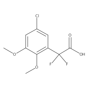 2-(5-Chloro-2,3-dimethoxyphenyl)-2,2-difluoroacetic acid Structure