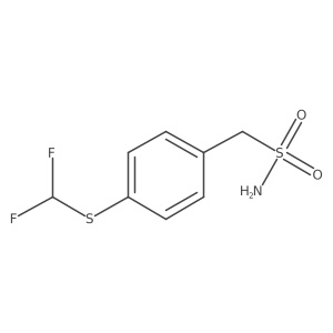 {4-[(Difluoromethyl)sulfanyl]phenyl}methanesulfonamide结构式